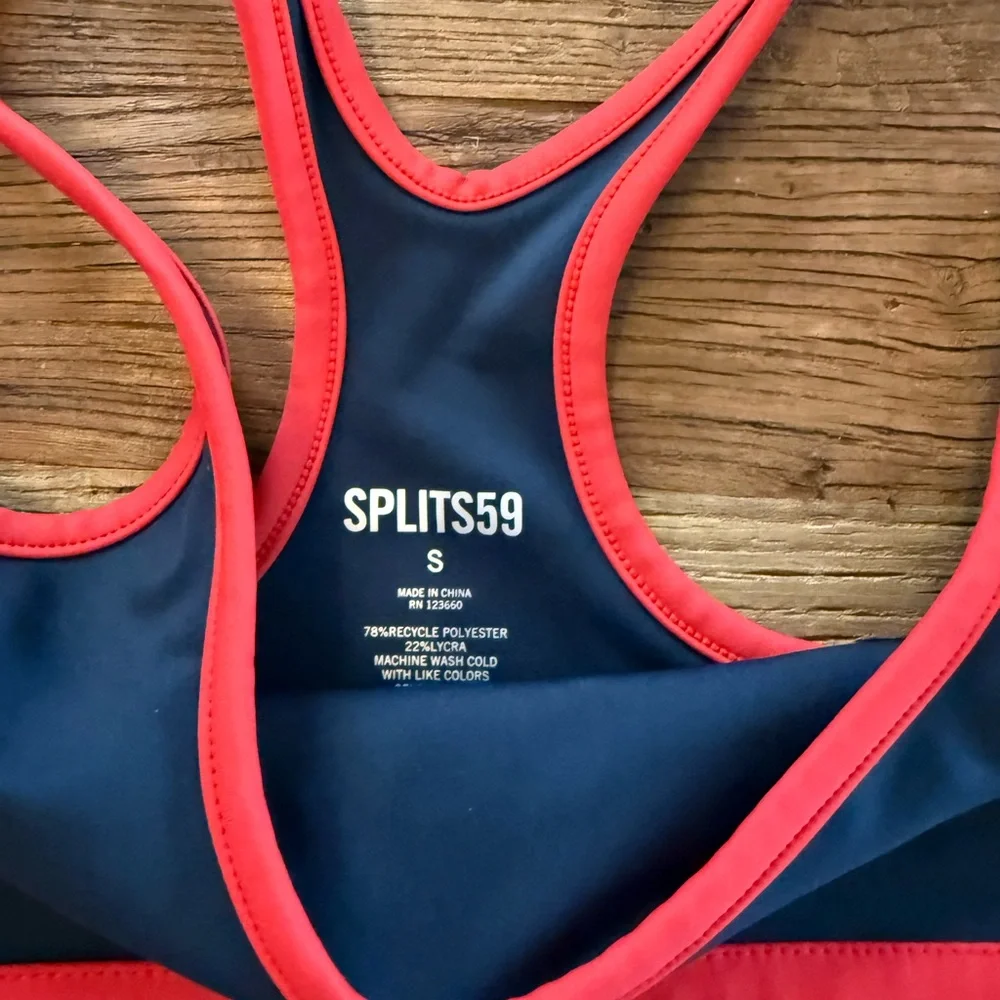 Splits59 Bianca Rigor Bra Blue Red - Picture 2 of 3